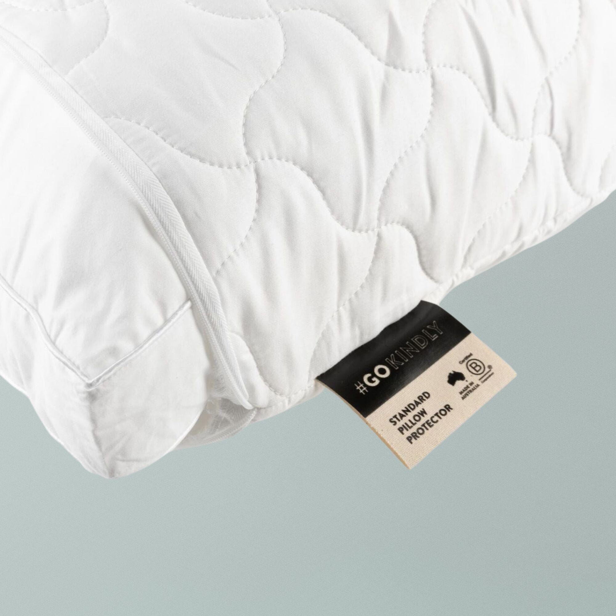 Pillow and Pillow Protector Bundle close up