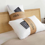 Pillows on bed