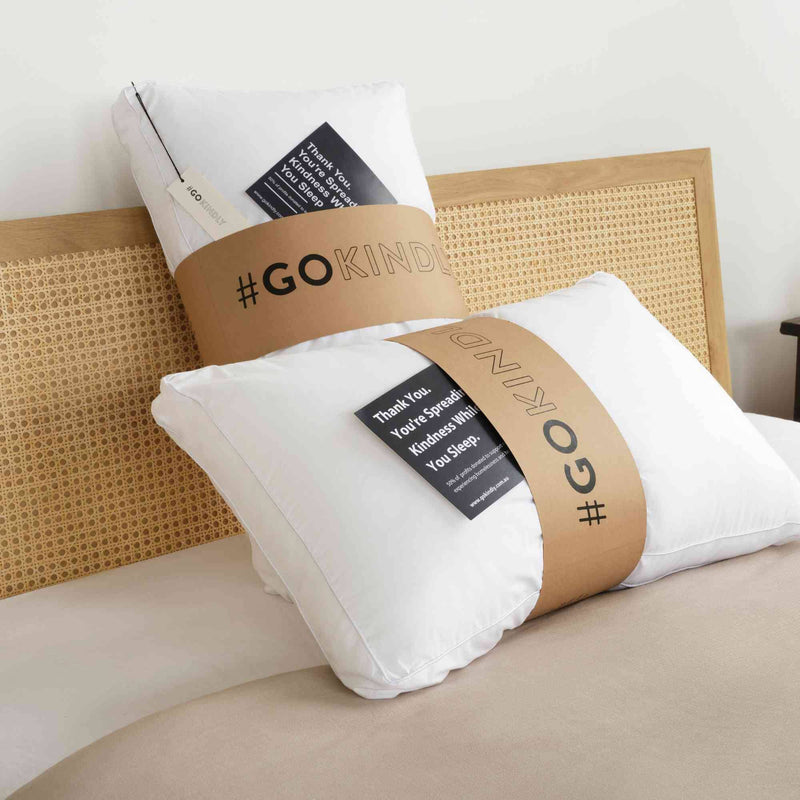 Pillows on bed